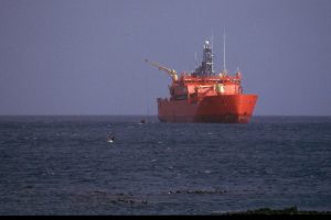 Ship in the southern ocean (Ailsa Hall)